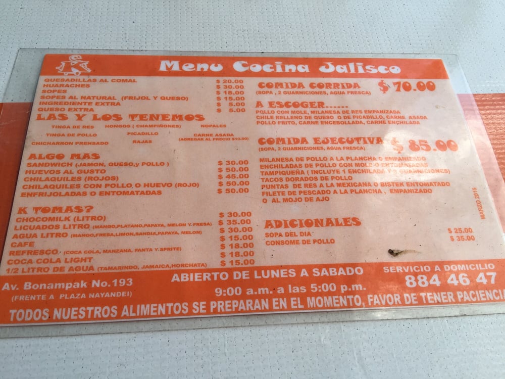 Cocina Jalisco