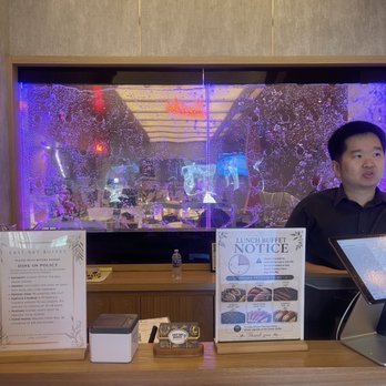 East Bay Buffet - Water bubbles tank at the front entrance near the front check-in. - Buffets Near Me - Dublin, California