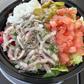 EZ Kebab Lebanese Grill  - Chicken shawarma bowl $12 - Lebanese Near Me - Costa Mesa, California