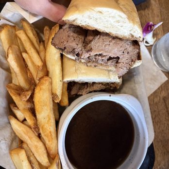Branding Iron Saloon - French dip sandwich - Steakhouses Near Me - Murphys, California