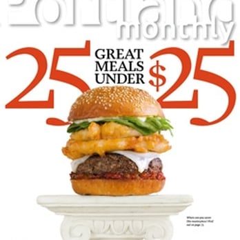 Slow Bar - Slow Burger on the Cover of Portland Monthly - Lounges Near Me - Portland, Oregon