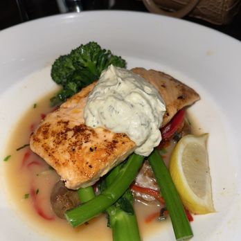 Cooper’s Hawk Winery & Restaurant - Life Balance Lemon-Herb Glazed Salmon - American Near Me - Indianapolis, Indiana Cooper’s Hawk Winery & Restaurant - Life Balance Lemon-Herb Glazed Salmon - American Near Me - Indianapolis, Indiana
