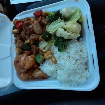 Panda Express - Kung Pao Chicken and Honey Walnut Shrimp! - Fast Food Near Me - Anchorage, Alaska