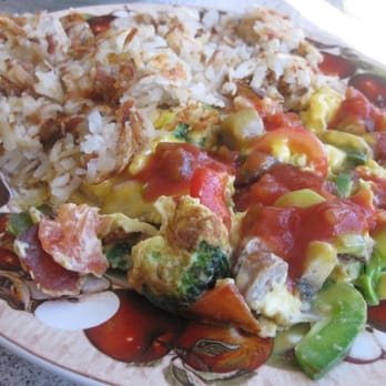 Natalia's Cafe - Supreme Scramble with both Bacon and Pork with their Salsa - Breakfast & Brunch Near Me - Camas, Washington Natalia's Cafe - Supreme Scramble with both Bacon and Pork with their Salsa - Breakfast & Brunch Near Me - Camas, Washington