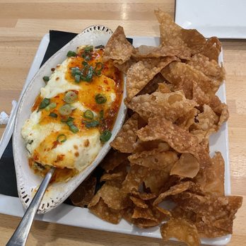 Ralph And Avas Kitchen and Bar - Crab Rangoon dip and wontons - New American Near Me - Mooresville, Indiana Ralph And Avas Kitchen and Bar - Crab Rangoon dip and wontons - New American Near Me - Mooresville, Indiana