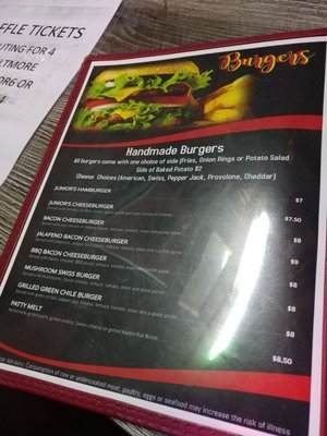 Menu photo 4 Maverick Saloon Phoenix, AZ