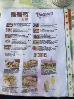 Menu photo 5 Ruben's Isla Mujeres, ROO
