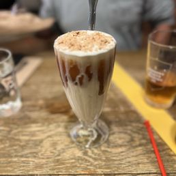 Salted caramel milkshake was top tier with local ice cream.