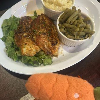 Red Star Kitchen + Bar - Blackened catfish - American Near Me - Matteson, Illinois Red Star Kitchen + Bar - Blackened catfish - American Near Me - Matteson, Illinois