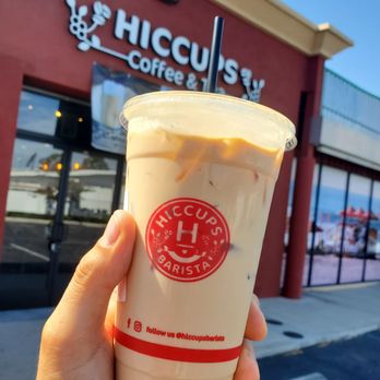 Hiccups - Coconut Iced coffee - Coffee & Tea Near Me - Long Beach, California Hiccups - Coconut Iced coffee - Coffee & Tea Near Me - Long Beach, California