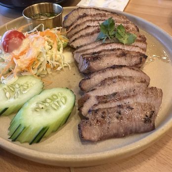 Manaao - "Grilled Pork Jowl" Ko Moo Yang - Thai Near Me - Tustin, California