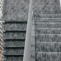 Patterned stair carpet Patterned stair carpet