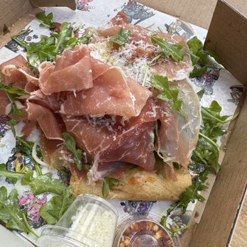 Chill Since 93 - Arugula and Prosciutto Pie - Pizza Near Me - Los Angeles, California Chill Since 93 - Arugula and Prosciutto Pie - Pizza Near Me - Los Angeles, California