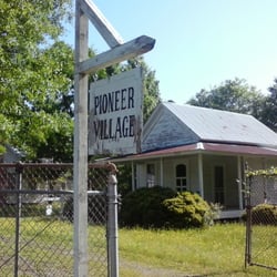 Pioneer Village - Pioneer Village street sign