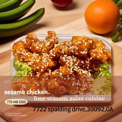 Four Seasons Asian Cuisine - Sesame chicken