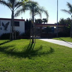 Anza Elementary School - Anza Front Gate at 9:30 in the morning.
