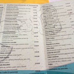 Restaurante y Marisquería Casamar - Menú Gourmet