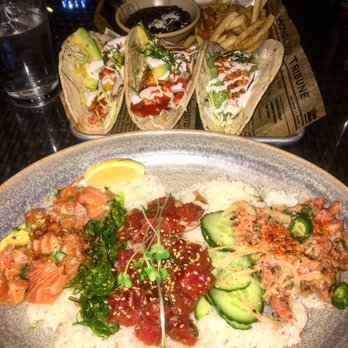 Pacific Catch - Trio Taco and Poke Chirashi... both delicious dishes! - Seafood Near Me - San Francisco, California Pacific Catch - Trio Taco and Poke Chirashi... both delicious dishes! - Seafood Near Me - San Francisco, California