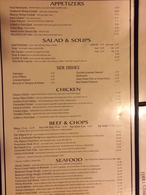 Menu photo 7 Wall Street Bar & Grill Midland, TX