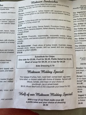 Menu photo 6 Midtown Deli & Grill Wilmington, NC