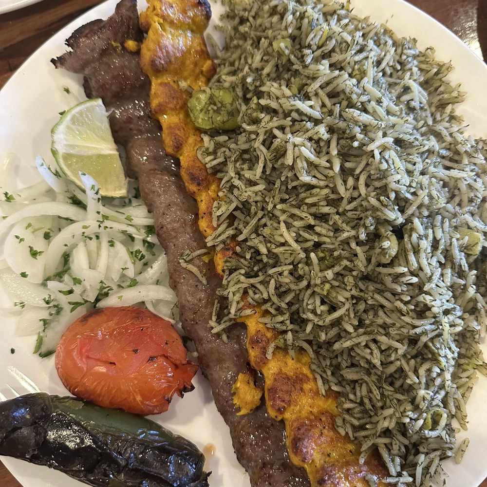 Dream Kabob - Koobideh Combo (Awesome Combination) sub dill rice - Mediterranean Near Me - Las Vegas, Nevada
