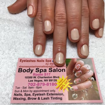 Body Spa Salon - My nude gel manicure - Hair Salons Near Me - Las Vegas, Nevada
