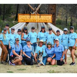 Whistlin' Pine Ranch Sawtooth Outfitters - Cowgirl Capable Women's Empowerment Retreat - 2024 Group Photo