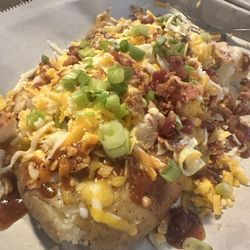 Hog Leg Barbecue - Loaded potato