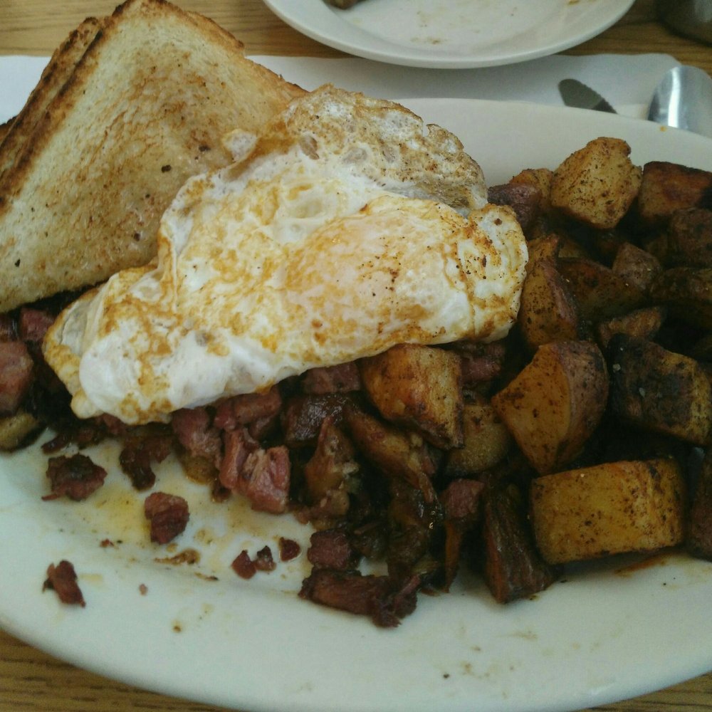 Corner Cafe - Corner Cafe- Over Med Eggs, Homemade Corned Beef Hash, Home Fries and Toast. - Cafes Near Me - Stoughton, Massachusetts Corner Cafe - Corner Cafe- Over Med Eggs, Homemade Corned Beef Hash, Home Fries and Toast. - Cafes Near Me - Stoughton, Massachusetts
