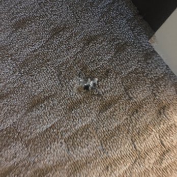Sheraton Stonebriar Hotel - Hole in carpet - Hotels Near Me - Frisco, Texas