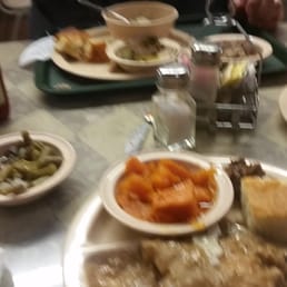 Amazing home cooked! Yams were like someone giving you a hug! Sorry is was blurry,  I was busy shoveling yams in my face.