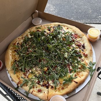 Yellow Cab Tavern - Speciality peachy pig pizza - Bar Crawl Near Me - Dayton, Ohio Yellow Cab Tavern - Speciality peachy pig pizza - Bar Crawl Near Me - Dayton, Ohio