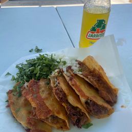 My tacos and drink