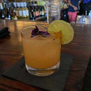 PinPoint Restaurant - I requested a drink with a salty dog essence and they doctored it up to this lovely and tasty drink. - New American Near Me - Wilmington, North Carolina PinPoint Restaurant - I requested a drink with a salty dog essence and they doctored it up to this lovely and tasty drink. - New American Near Me - Wilmington, North Carolina