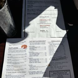 DownTown Pourhouse - Menus