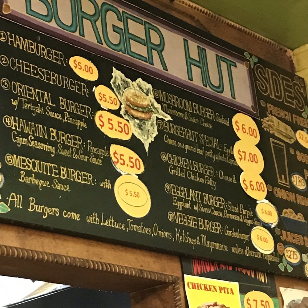 Burger and Kabob Hut - menu 2 - Burgers Near Me - Seattle, Washington