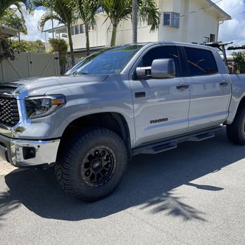 808 Mobile Tire Shop - Truck with new tires installed - Tires Near Me