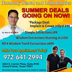 Harmony Dental and Orthodontics - Our Summer 2017 Special Implant and crown $1495