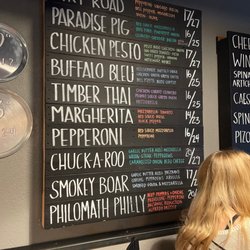 Pizza menu