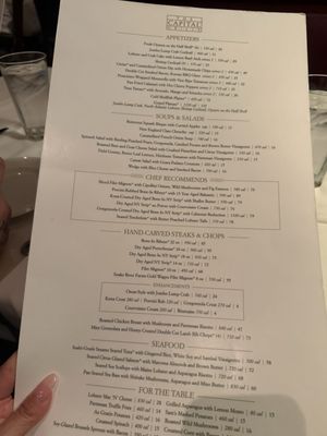 Menu photo 2 The Capital Grille Costa Mesa, CA