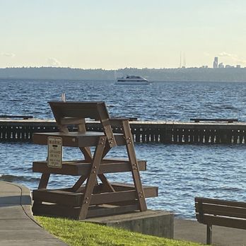 Waverly Beach Park - View of lifeguards chair - Parks Near Me - Kirkland, Washington Waverly Beach Park - View of lifeguards chair - Parks Near Me - Kirkland, Washington