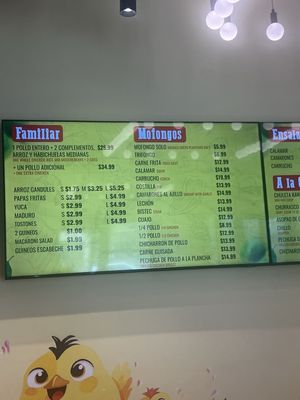 Menu photo 1 Piocos Chicken St. Cloud, FL
