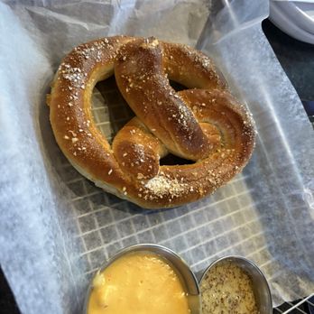 Four Corners Taphouse - Happy hour pretzel. - Sports Bars Near Me - Peoria, Arizona