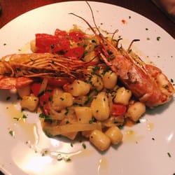 Trattoria Montanari - Gnocchi with shrimp and zucchini