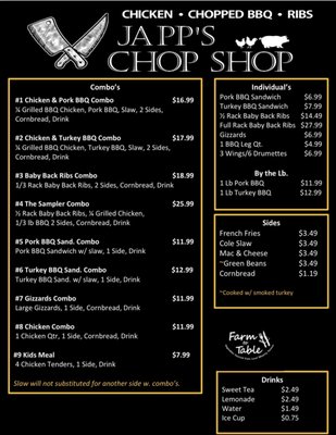 Menu photo 1