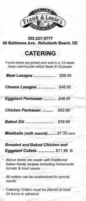 Menu photo 8 Pazzo Italiano Rehoboth Beach, DE Menu photo 8 Pazzo Italiano Rehoboth Beach, DE