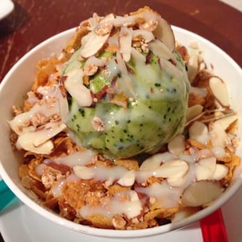 Cafe Princess - Green tea sherbet - does not taste that amazing - Coffee & Tea Near Me - Toronto, Ontario
