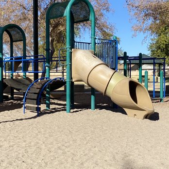Mountain Vista Park - Wholes in the top of the slide/ if you look close the bridge is all melt exposed - Parks Near Me - Phoenix, Arizona Mountain Vista Park - Wholes in the top of the slide/ if you look close the bridge is all melt exposed - Parks Near Me - Phoenix, Arizona