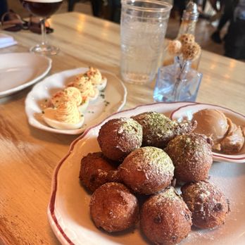 Haberdish - Hushpuppies and Smoked Deviled Eggs - Southern Near Me - Charlotte, North Carolina Haberdish - Hushpuppies and Smoked Deviled Eggs - Southern Near Me - Charlotte, North Carolina