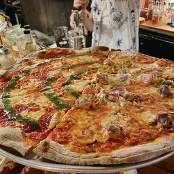 Rubirosa - Half tie dye, half spicy vodka - Italian Near Me - New York, New York Rubirosa - Half tie dye, half spicy vodka - Italian Near Me - New York, New York